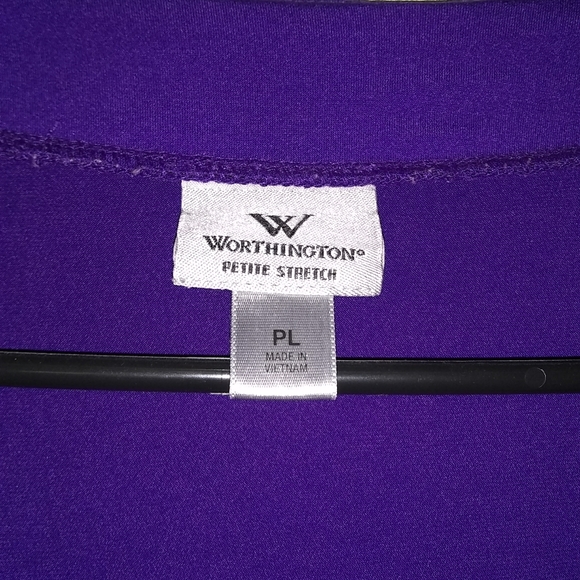 Women's Purple Long Sleeve blouse - Picture 2 of 6